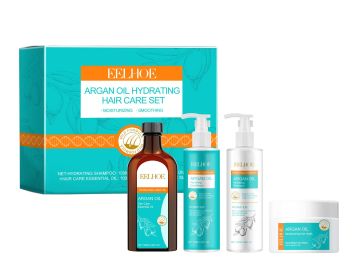 EELHOE Argan Oil Moisturizing Hair Care Set, Nourishing And ing Dry Hair Smooth And Glossy Essence